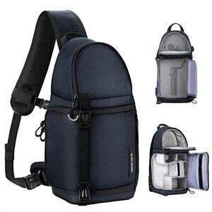 Camera Shoulder Sling Bag K&F Concept DSLR Mirrorless Canon Nikon Sony Fuji DJI